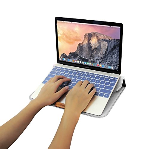 Morecoo Macbook 12 Zoll Laptop Hülle, Eine Hohe Qualität Tasche für Macbook Retina (12 Zoll, Silber) - 5
