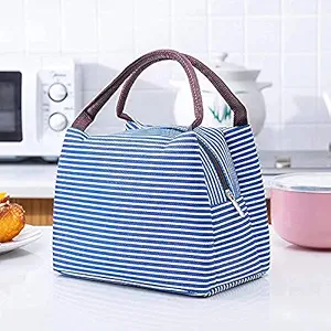 Jukmen Lunch Bag Lunch Organizer for Office Lunch Cooler with Zip Closure Foldable Lunch Tote Bag, Reusable Lunch Holder Insulated Lunch Container Picnic Bag for Men Kids Women