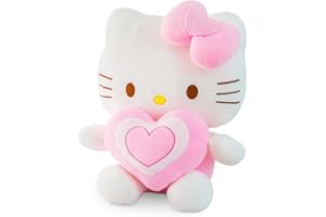 Ksopsdey Bambola di Peluche, Giocattoli di Peluche Kitty Cat, Anime Peluche Doll Figure Giocattoli per Bambini，Carine Giocattoli Soft Animal Doll per Bambini Adulti e Fan Compleanno Regali