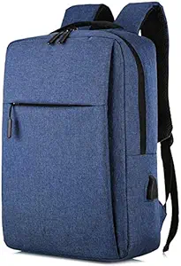 Dynotrek Casual 15.6-inch Water Repellent Laptop Daypack Backpack for Men/Women Unisex-Denim Blue (C5)