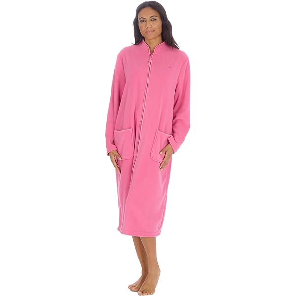 Tenderness Dames Badjas - Fleece - Rits - Roze Tenderness Dames Badjas - Fleece - Rits - Roze