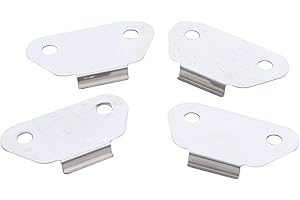 XMMT Lot de 4 plaques d'usure pour selle de moto Harley Touring Road Glide King, 90962–93