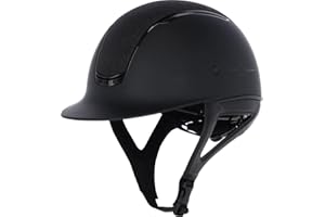 Covalliero Reithelm Eclipse schwarz matt mit Glitzer