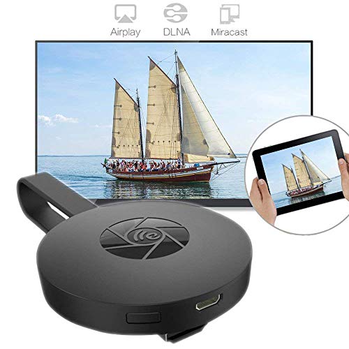YEHUA WiFi Display Dongle HDMI Inalámbrico 1080P HD TV Receptor Adaptador Mirroring Screen Desde el teléfono a la Pantalla Grande Compatible con Miracast/Airplay/DLNA para Android/Mac /iOS/Windows