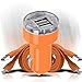 Produktbild Xolo Q1100, Xolo Q1200, Xolo Q2000 Auto Ladegerät Set - Orange 12v im Auto Aufladen Mini Bullet USB Dual Port + 2x Flach Micro USB Kabel Handy Smartphone Ladegerät Daten Sync Ladekabel für Ihr Handy