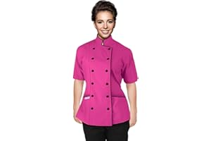 Chef Apparel Short Sleeves Women's Ladies Chef's Coat Jackets