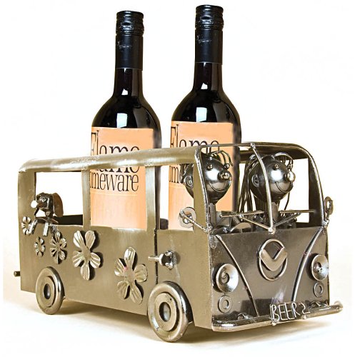 Metal Wine Bottle Holder Lucy & Lee in Campervan