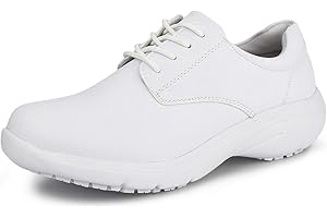 Hawkwell Women's Slip Resistant Lightweight Nursing Shoes Comfortable Lace Up Work Shoes