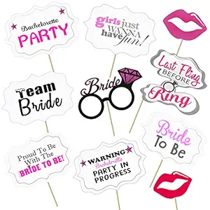 Partypropz Bride To Be Photobooth Props 10 Pcs