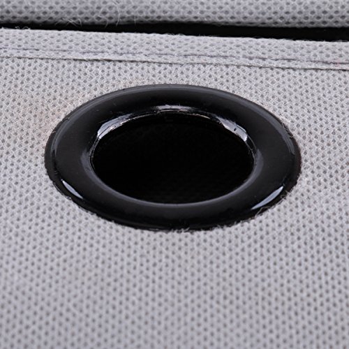 diMio SB3 Regaleinsatz mit 3 Schubladen in Creme / Beige – Regalfach Aufbewahrungsbox Schubladen Faltbox - 3