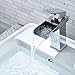 Produktbild Wasserhahn ICOCO Waschbecken mit Wasserfall Effekt Einhebel Wasserhahn Küchenarmatur Einhandmischer Spüle Küche