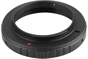 OUMIJ Anillo Adaptador de Lente Anillo Adaptador de Montaje M48 * 0.75 NLente del Ocular del Telescopio para Nikon AI Canon EOS Camera(for Nikon AI)