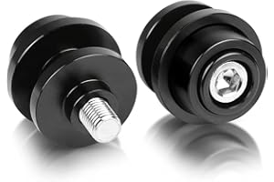 YIEBA M8 Deslizadores del Basculante de la Motocicleta, Deslizadores del Carrete del Basculante del Soporte Trasero para BMW S1000RR 2009-2014 (Negro)