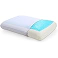 COOL GEL Reversible and Memory Foam Double-Sided Pillow, Soft and Comfortable Orthopedic Support, Standard