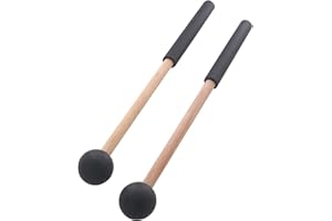 WISYURT 1 Paire de de Tambour de Langue en Caoutchouc Souple de Tambour de TêTe pour Tambours de Langue de Batterie et Percussions de