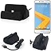 Produktbild Für HTC 10 evo Dockingstation Tisch Lade Station Dock Ladegerät Docking Station für HTC 10 evo inkl. USB Typ C Kabel zum Laden und Synchronisieren, schwarz - K-S-Trade(TM)