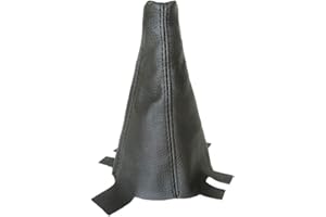 The Tuning-Shop Ltd Gear Stick Gaiter Black Genuine Leather