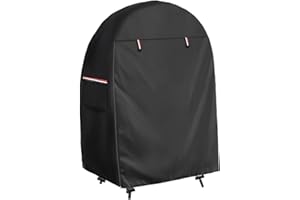 mefocou Waterproof Egg Chair Cover With Double Zipper, Heavy-Duty Weatherproof 420D Oxford Shield Outdoor Waterproof Antidust Seat Hanging Egg Chair Cover, 115x63x140cm