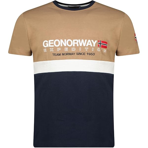 Geographical Norway Jalvinio Men - Tee Shirt Coton Homme - T