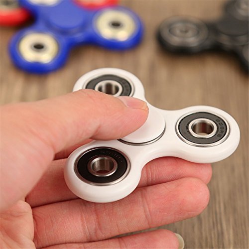 Spinner Fidget Toy Tri Fidget Hand Spinner For Adults Child (White) Spinner Fidget Toy Tri Fidget Hand Spinner For Adults Child (White)