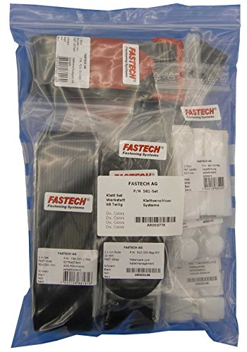 Preisvergleich Produktbild FASTECH Fast-Base Klettset Werkstatt 67 Teile, 581-Set-Bag
