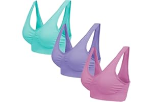 Blu Apparel Multipack Seamless Comfort Bras Sleep Bras Sizes 8-24 Not Padded Wireless