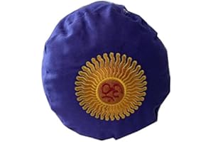 BROW FARM Yoga Bolster Filled with Organic Buckwheat Hulls - Deluxe