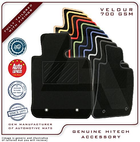 Genuine Hitech OEM Fully Tailored Carpet Car / Van Mats With Clips (See Listing for Details)