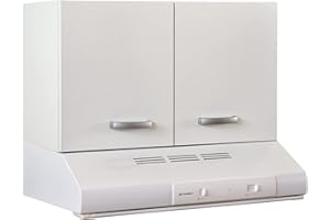 Yellowshop. - BASIC Pensile 2 ante 60 cm con cappa aspirante serie Bianco