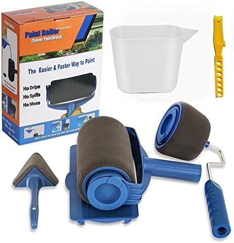 Paint Roller Brush Painting Handle Tool Home Garden Quickly Painting Set