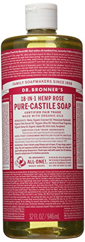 Dr. Bronners Rose 946 ml Castile Soap