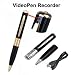Produktbild Pen versteckte Kamera * inkl. 4 GB SD Speicherkarte * Spy Micro Pinhole USB Mac Windows PC Anschluss Computer Digital Überwachungskamera HD Camcorder Sicherheit Audio Video Tracking Nanny Cam Mini DVR