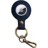 Apple AirTag Deri Anahtarlık, Haiki Ger&ccedil;ek Deri, Airtag Anahtarlık Deri