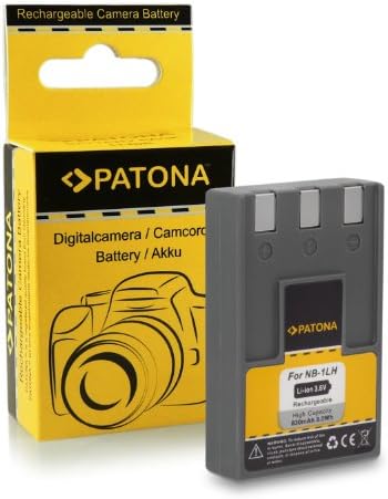 Battery NB-1LH for Canon Digital Ixus 300 | 330 | 400 | 430 | 500 | 500 HS | VII | V | V2 | V3 | Canon Powershot Digital ELPH S100 | S110 | S200 | S200a | S230 | S300 | S300a | S320 | S330
