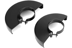 QWORK® 2 szt. czarna osłona szlifierki kątowej, osłona koła szlifierskiego do szlifierki kątowej 125 115, otwór wewnętrzny 42 mm