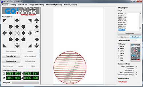Preisvergleich Produktbild CNC Studio USB - Steuersoftware für CNC Maschinen