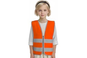 GRAUNTON Gilet ad alta visibilità, gilet di sicurezza, gilet ad alta visibilità per bambini.