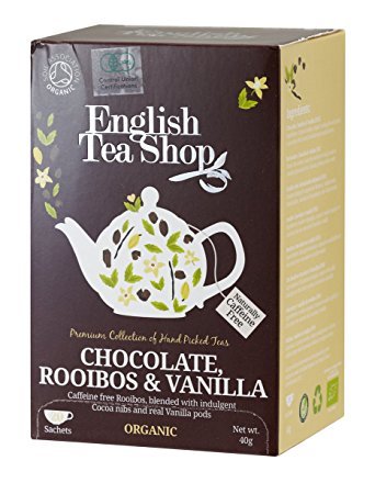 English Tea Shop - Chocolate, Rooibos & Vanilla - 20 Sachet Envelope - 40g