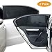 Produktbild Sonnenschutz für Auto Baby/Kinder, Autofenster Sonnenblende mit UV Schutz Seitenfenster Blendschutz Sonnenschutzrollos für Seite Heckscheibe Fenster Reduziert Wärme für Mitfahrer, Haustiere-2 Stück S