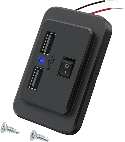 Presa Accendisigari Da Incasso Con LED, Impermeabile, Per Auto, Camion, Moto, Barca, 12V