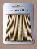 extra long golden blonde hair grips 60 new 2 cards