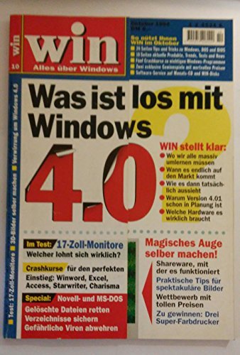 Preisvergleich Produktbild PC-Magazin Win 10 / 94