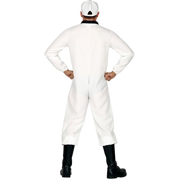 ORION COSTUMES Costume Da Astronauta Per Uomo, Tuta Spaziale Bianca, Taglie Standard E XL, Per Feste A Tema
