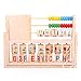 Education Toy,Fortan Children Baby Kids Learning Developmental Versatile Flap Abacus Wooden Toys