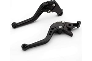 NICEDOLL Clutch Brake Levers fit FJ09/MT09 Tracer/GT FZ09/MT09/SR 14-20, FZ07/MT07 14-22, FZ10/MT10 16-21,NIKEN/GT Tenere 700 19-22,XSR 700 900 ABS XV950 Racer 16-20, FZ1 FAZER 06-15, FZ6 FAZER 04-10 Short