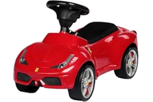 rastar Ferrari - 458 - Véhicules à Pédales - Véhicules à Pédales (Véhicules à Pédaler, Voiture, 4 Roues, Rouge, pour Enfants, Garçon et Fille)