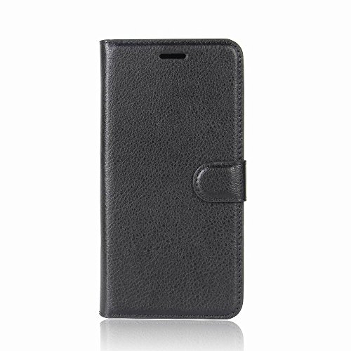 PREVOA Funda para DOOGEE X20   X20L - Funda de PU Cuero Leather con Ranuras para Tarjetas y Billetes Carcasa de Excelente Resistencia y Silicone TPU Parachoque - Negro