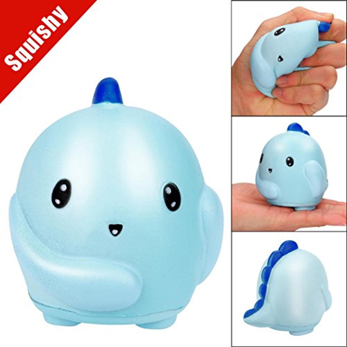 ZycShang Cure Toy,Squishy Jumbo Cute Baby Dino Slow Rising Cream Squeeze Scented Gift