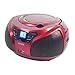 Produktbild Denver TCU-206 Boombox (USB, FM, Aux-in, CD-Player) rot
