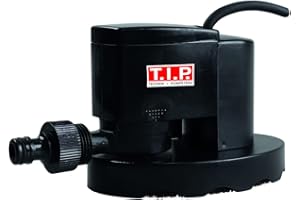 T.I.P. CoverOne 1500 AUT Pompe à Bâche de Piscine Débit 1300 l/h Hauteur de Refoulement 1,6 m Puissance nominale 20 W fonctionnement Automatique Protection contre la Marche à Sec Couleur Noir